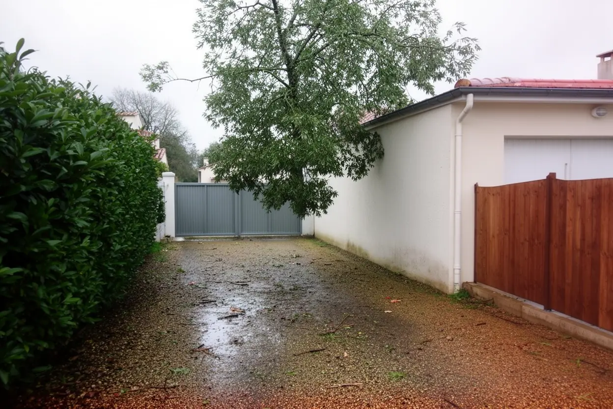 Allée sécurisée après dépose de branche à Nieul-sur-Mer